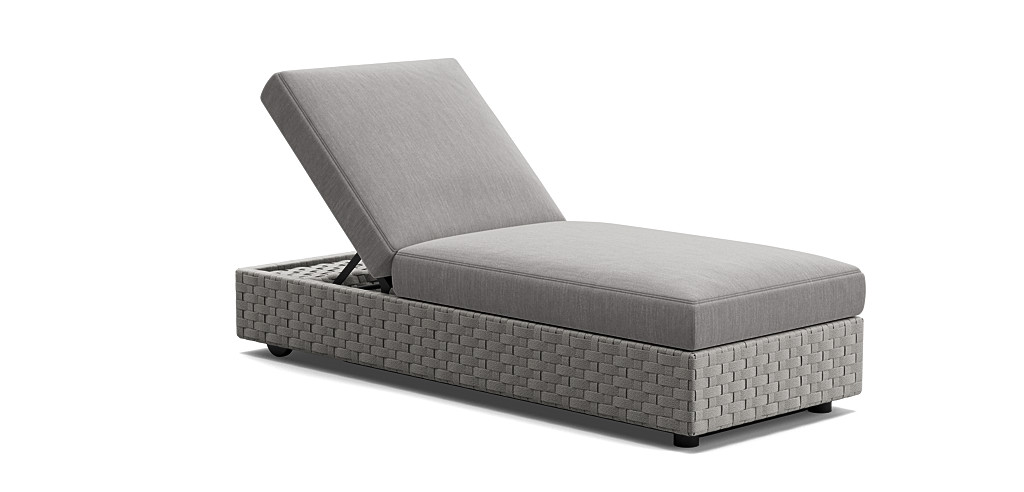 Jasper Outdoor Woven Reclining Sun Lounge King Living